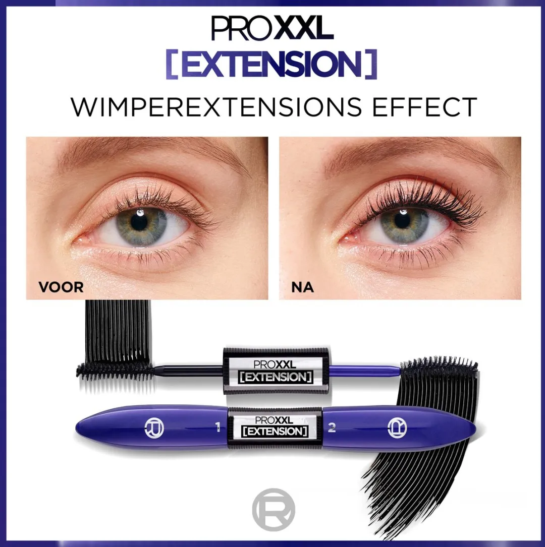 L'Oréal Paris PRO XXL Extension Mascara 12ml - 2 Stuks