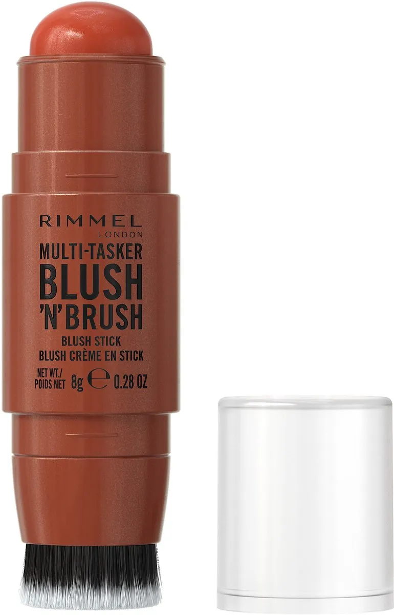 Rimmel London Multi-Tasker Blush'N'Brush Stick Nearly Suede - 8g - 3 Stuks