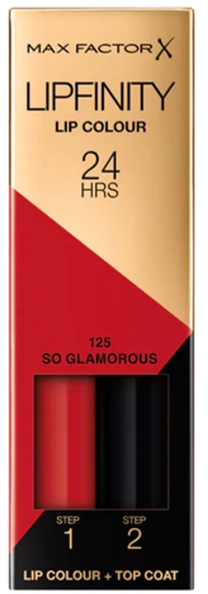 Max Factor Lipfinity Lippenstift 125 So Glamorous - 2.3ml