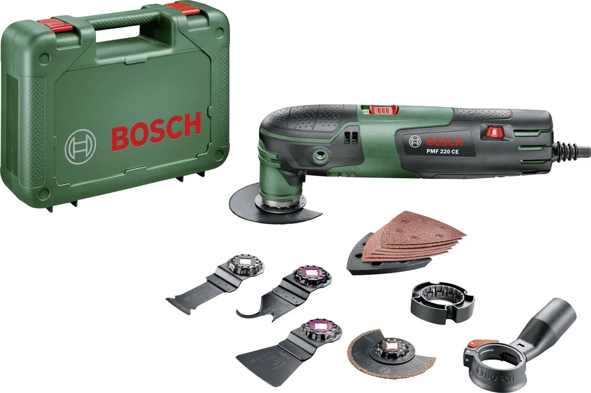 Bosch PMF 220 CE Multitool - 220W - 9 Accessoires