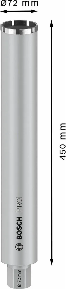 Bosch PRO Kernfrees 72x450mm G1¼ UNC - Hout