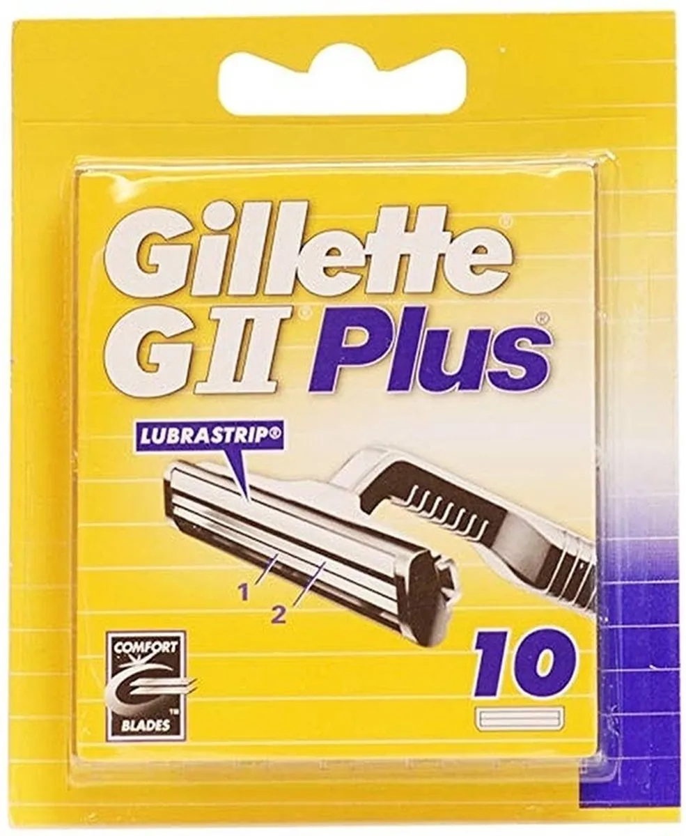 Gillette G2 Plus Scheermesjes 10 Stuks