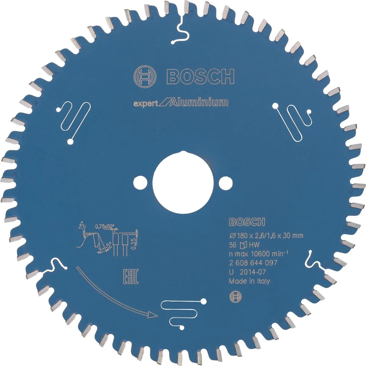 Bosch Expert for Wood Cirkelzaagblad 165x20x2.6/1.6x48 T