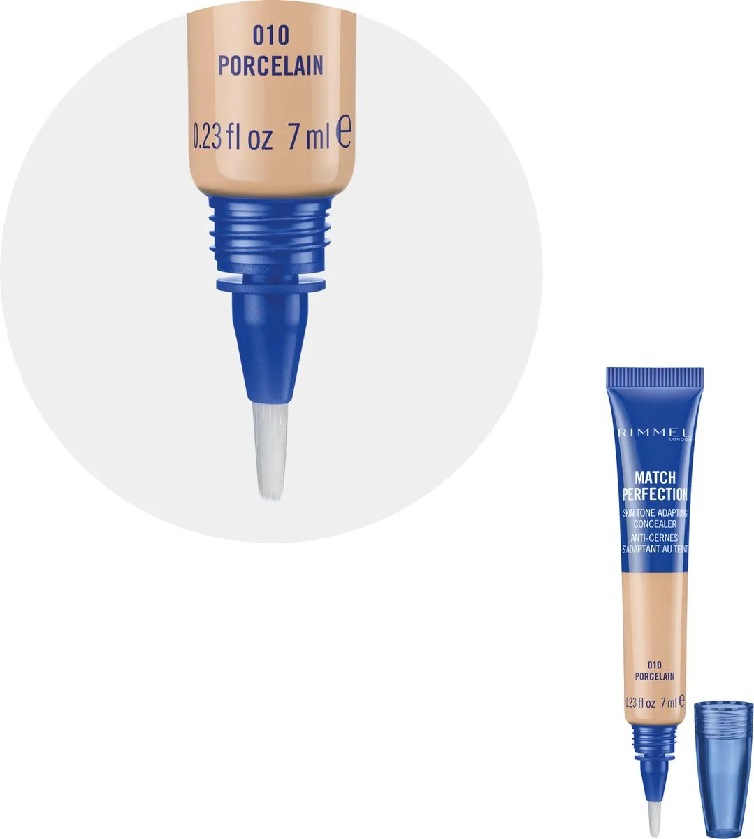 Rimmel London Match Perfection Concealer 010 Porcelain