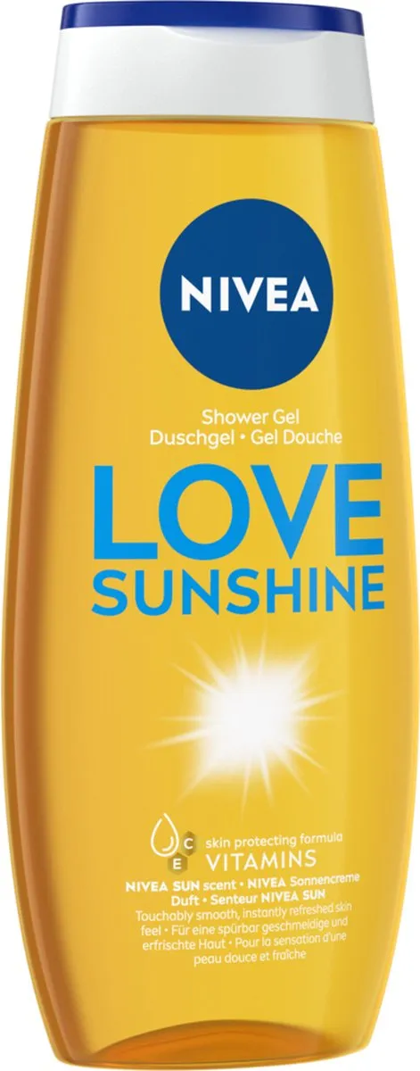NIVEA Love Sunshine Douchegel 250ml - 6 Stuks