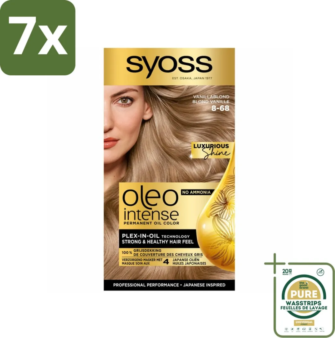 SYOSS Oleo Intense 8-68 Vanillablond Haarverf 7 Stuks