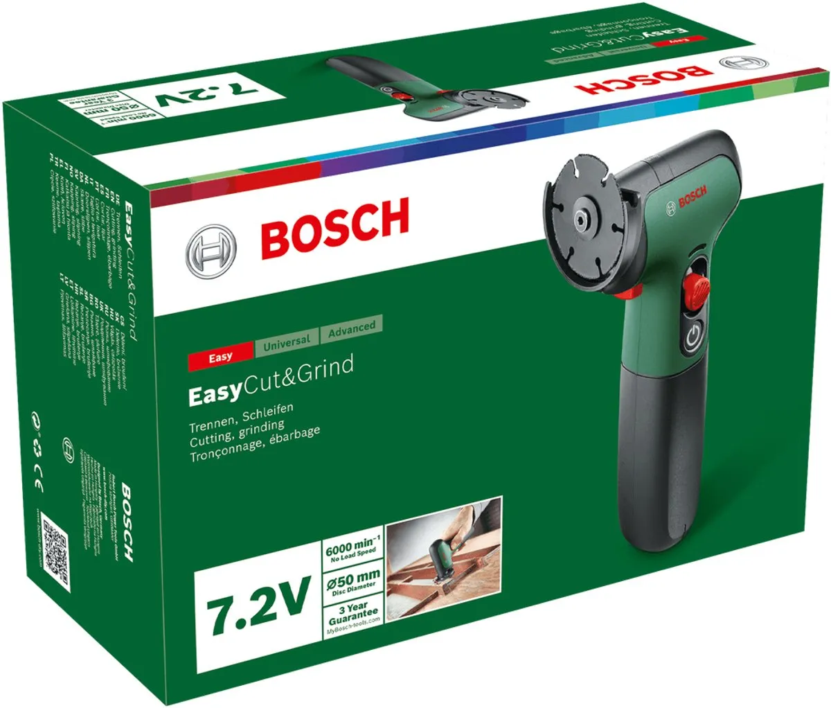 Bosch EasyCut&Grind Haakse Slijper 7.2V - 50mm