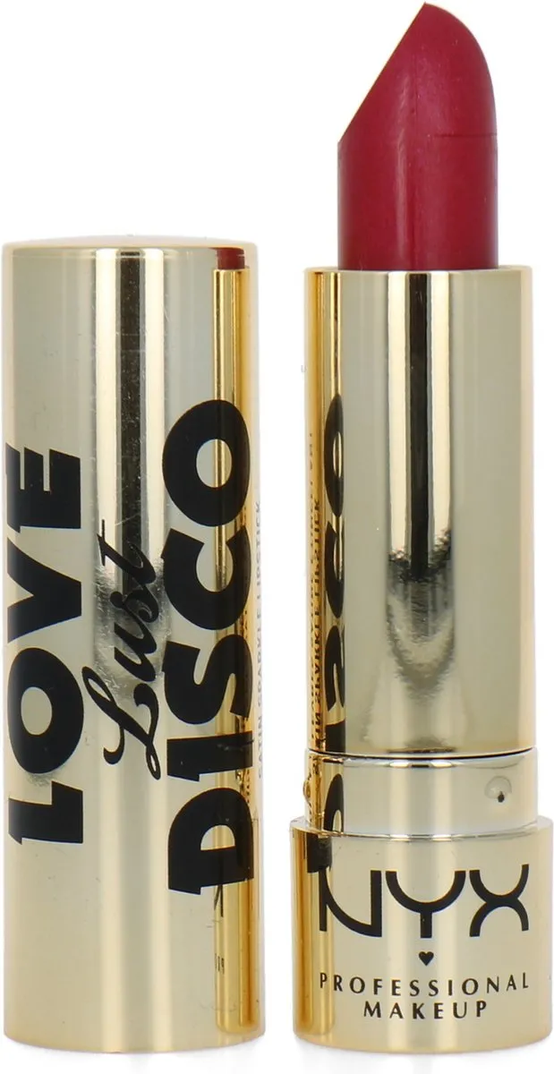 NYX Love Lust Disco Satin Sparkle Lipstick Rood