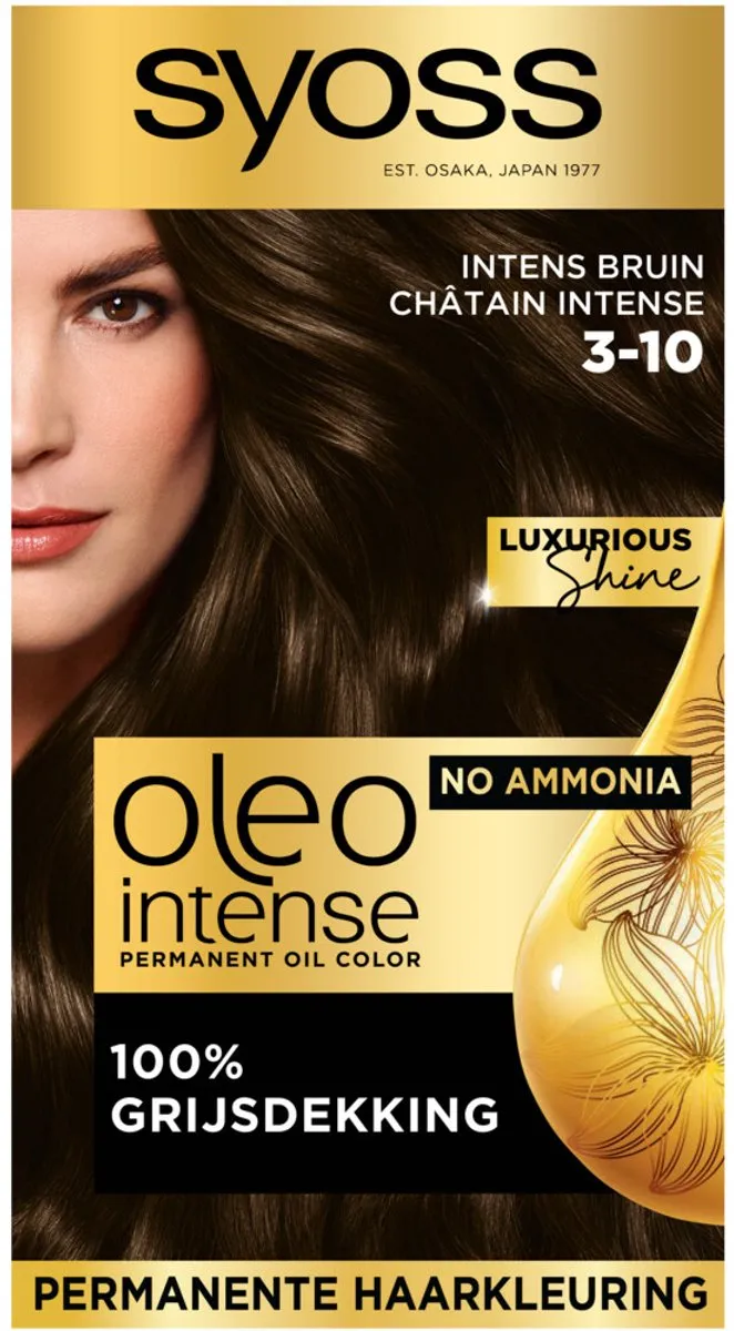 SYOSS Oleo Intense Haarverf 3-10 Intens Bruin - 15x115ml