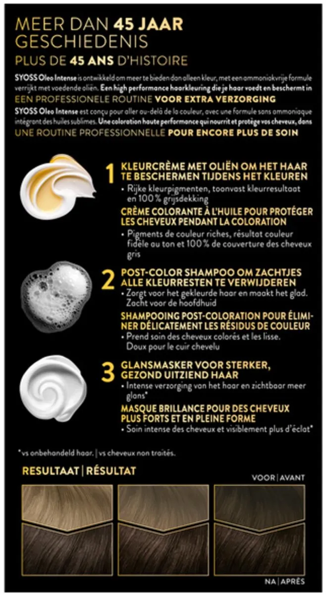 SYOSS Oleo Intense Haarverf 4-50 Ijzig Bruin - 230ml