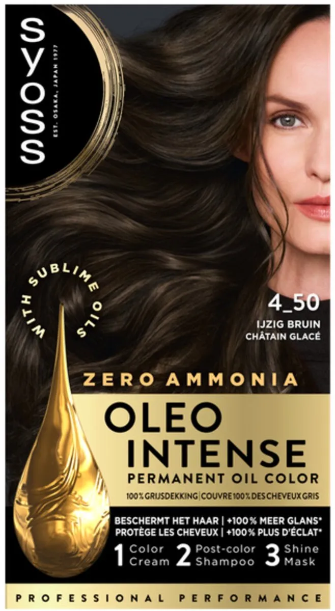 SYOSS Oleo Intense Haarverf 4-50 Ijzig Bruin - 230ml - afbeelding 6 van 6