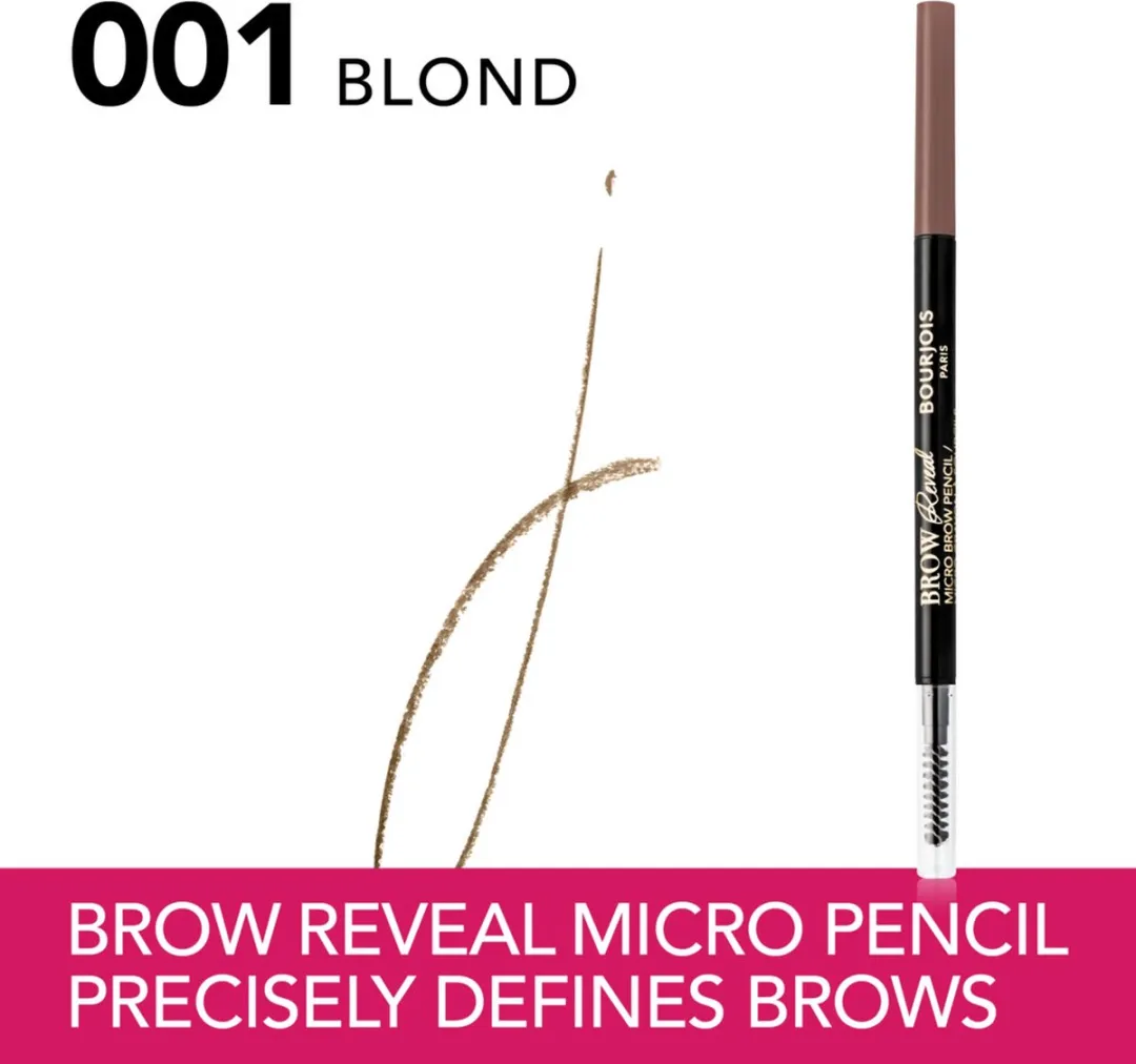 Bourjois Brow Reveal Micro Wenkbrauwpotlood 001 Blond - 4g - afbeelding 6 van 6