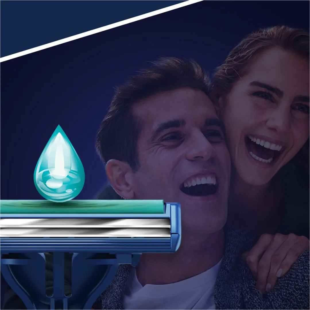 Gillette Blue 2 Slalom Scheermesjes - 10 Stuks