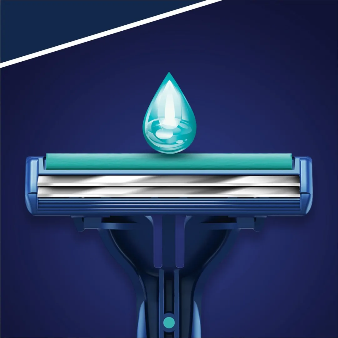 Gillette Blue 2 Slalom Scheermesjes - 10 Stuks