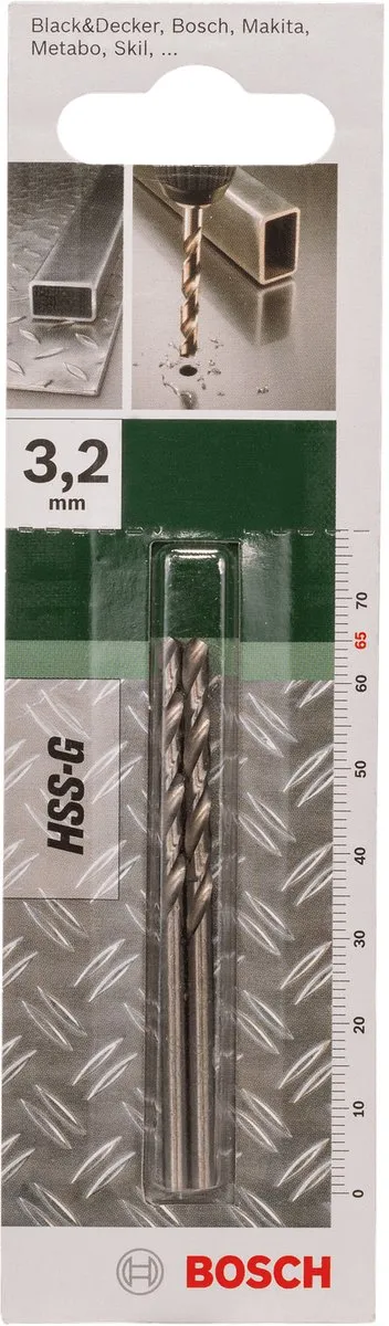 Bosch Metaalboren HSS-G 3,2mm DIN 338 - 1 Stuk
