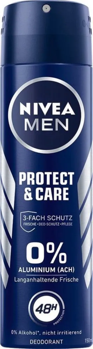 NIVEA Men Deo Spray Protect & Care 900ml - 6 Stuks