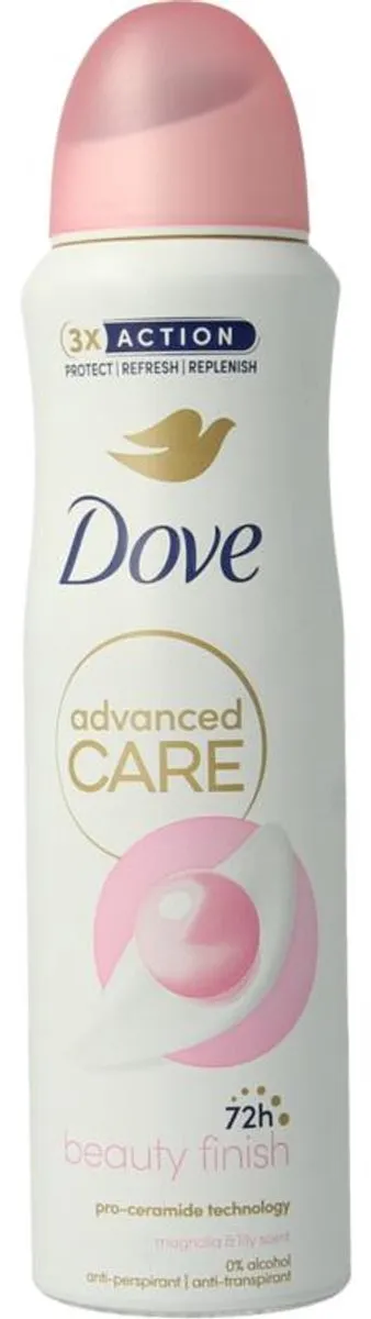 Dove Deodorant Spray Beauty Finish Advanced Care 150ml