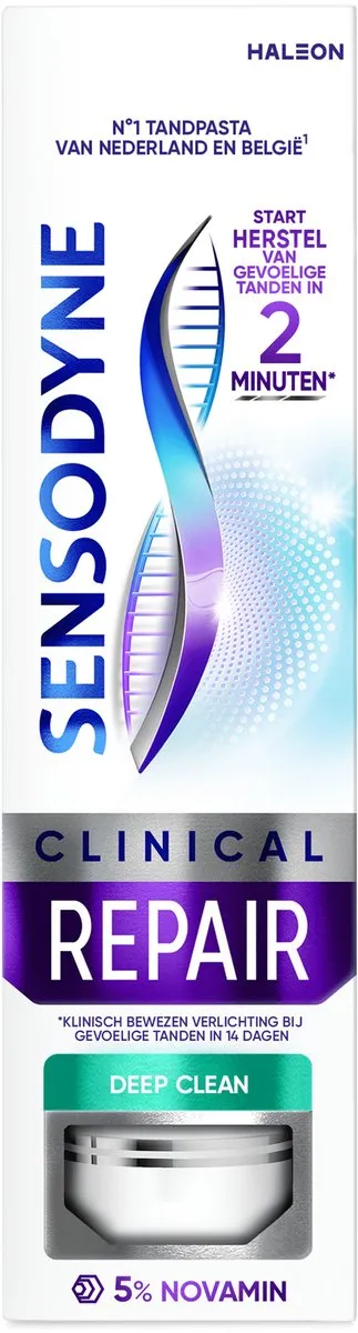 Sensodyne Clinical Repair Deep Clean Tandpasta 75ml
