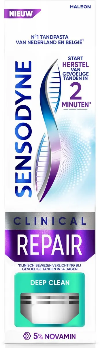 Sensodyne Clinical Repair Deep Clean Tandpasta 75ml - afbeelding 6 van 6