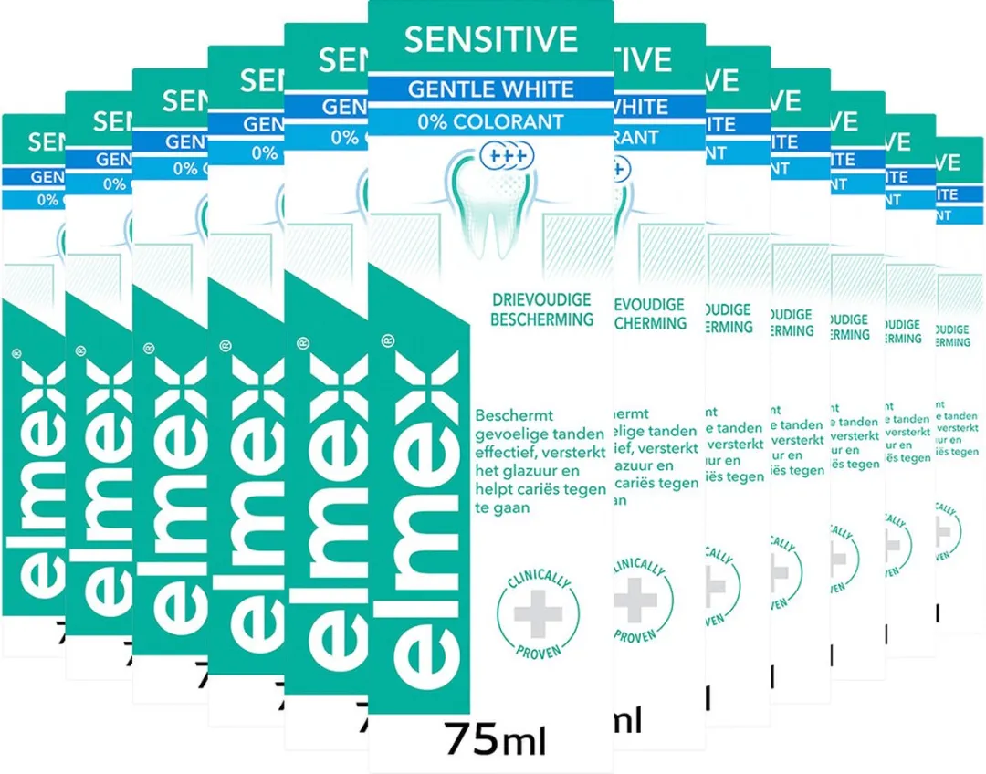 Elmex Sensitive Whitening Tandpasta 12x75ml