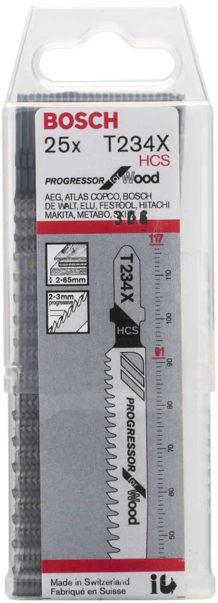 Bosch T 234 X Decoupeerzaagblad - Hout
