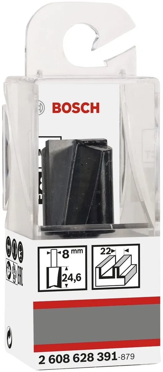 Bosch Vingerfrezen 8mm D1 22mm L25mm