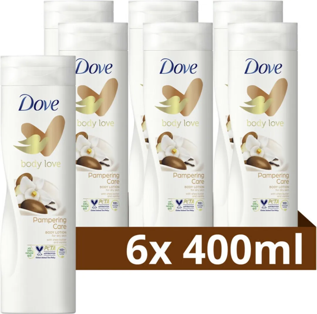 Dove Bodylotion Purely Pampering Sheabutter Vanille - 24 Stuks