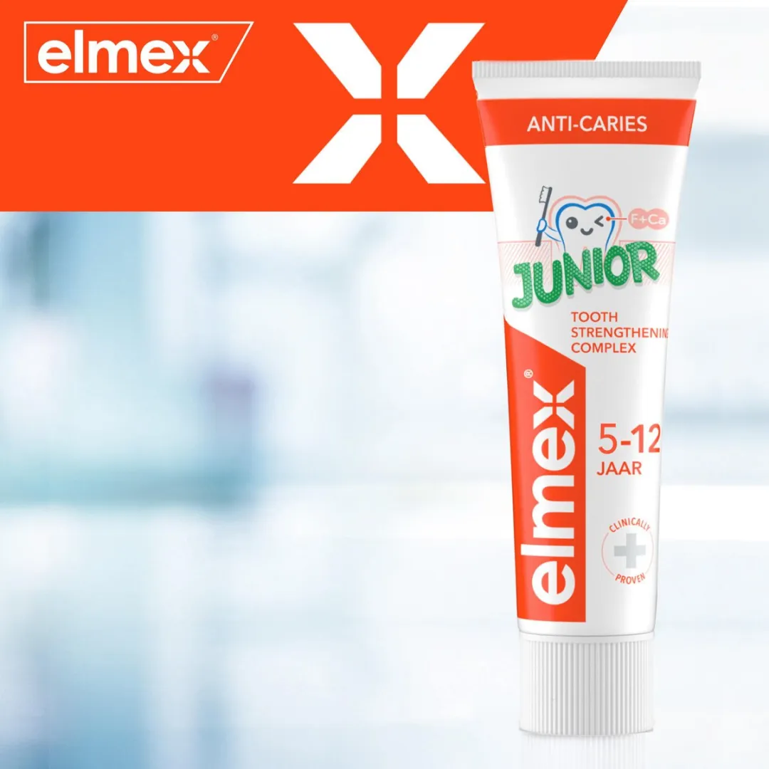 Elmex Junior Tandpasta 75ml - 6 Stuks