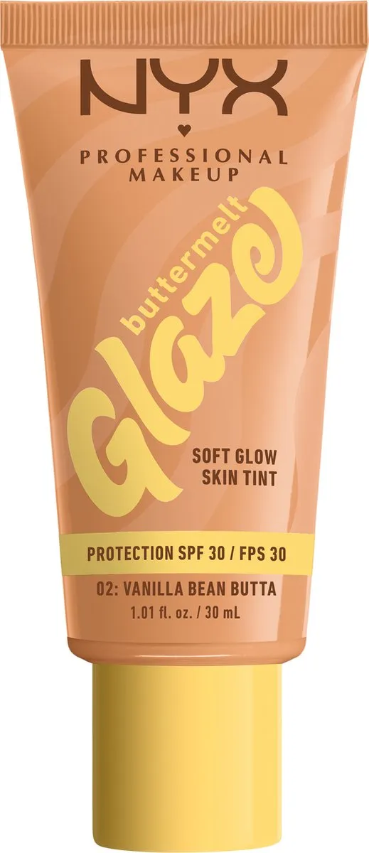 NYX Professional Makeup Buttermelt Glaze Vanilla Bean Butta Foundation 30ml