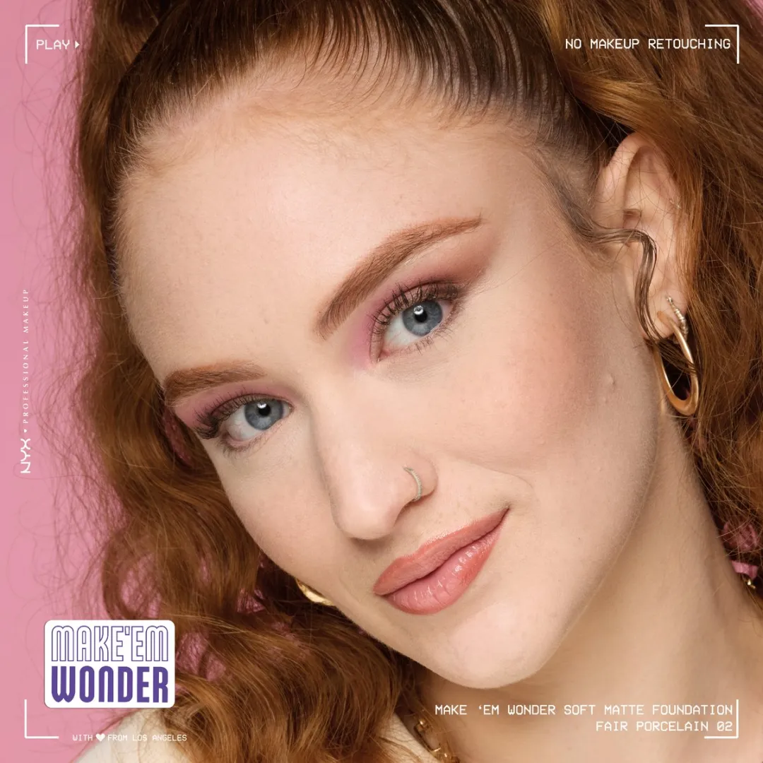 NYX Make 'EM Wonder Foundation Fair Porcelain 30ml