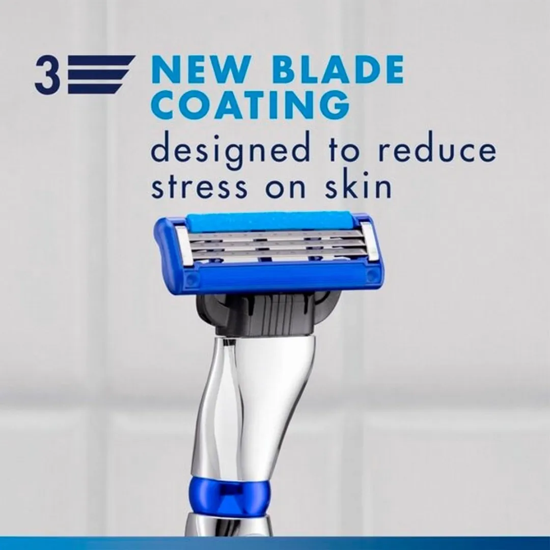 Gillette Mach3 Turbo Scheermesjes 5 Stuks - Blauw