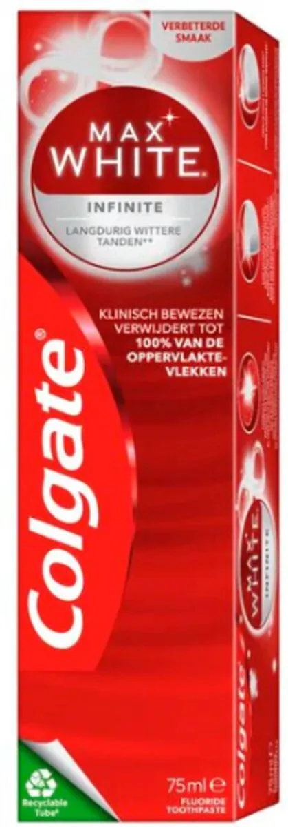 Colgate Max White Infinite Tandpasta 75ml - 12 Stuks