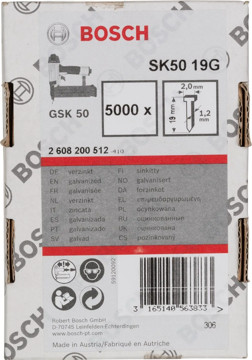 Bosch Nagel SK50 19G