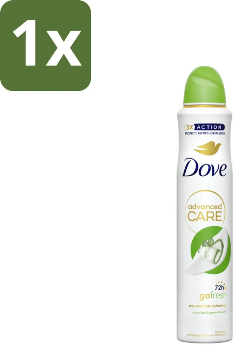 Dove Deodorant Spray Komkommer & Groene Thee 200ml