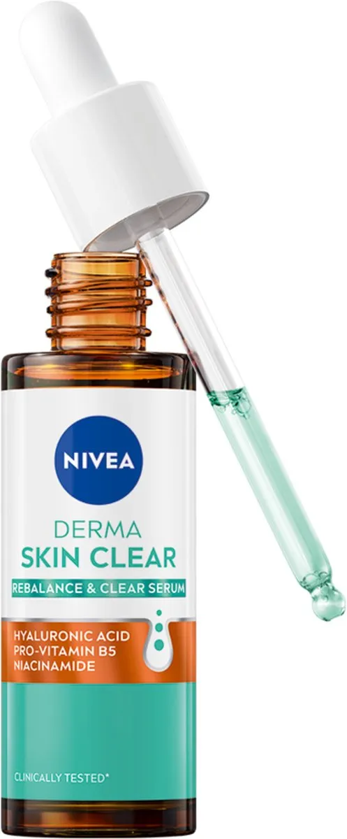 NIVEA Derma Skin Clear Serum 30ml - Hyaluronzuur & Niacinamide