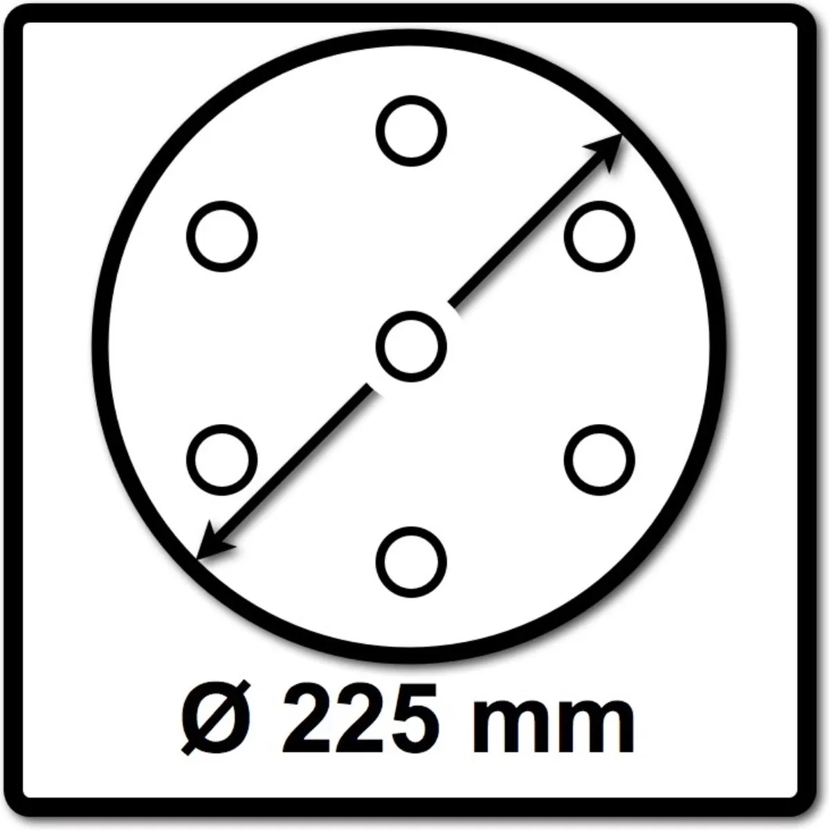 Bosch Best for Wood C470 Schuurschijven 225mm P80 - 25 Stuks