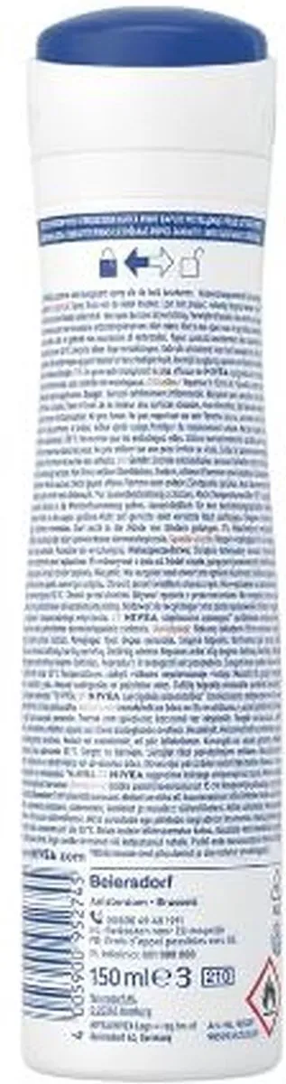 NIVEA Derma Dry Control Deo Spray - 6x150ml - afbeelding 6 van 6