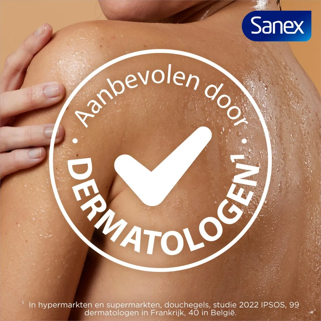 Sanex Zero% Droge Huid Douchegel 2400ml - 6 Stuks
