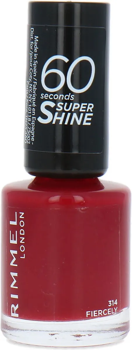 Rimmel London 60 Sec Nail Polish 314 Fiercely - 8ml