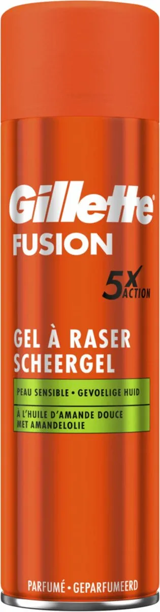 Gillette Fusion5 Scheergel Sensitive 200ml