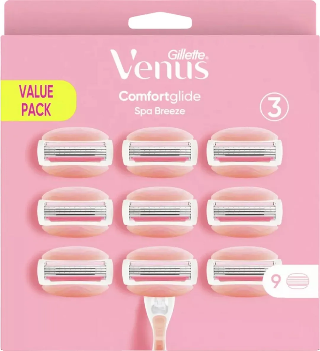 Gillette Venus Comfortglide Spa Breeze Scheermesjes 9 Stuks
