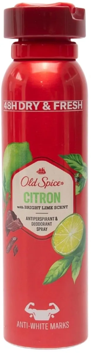 Old Spice Deospray Citron 150ml - 7 Stuks