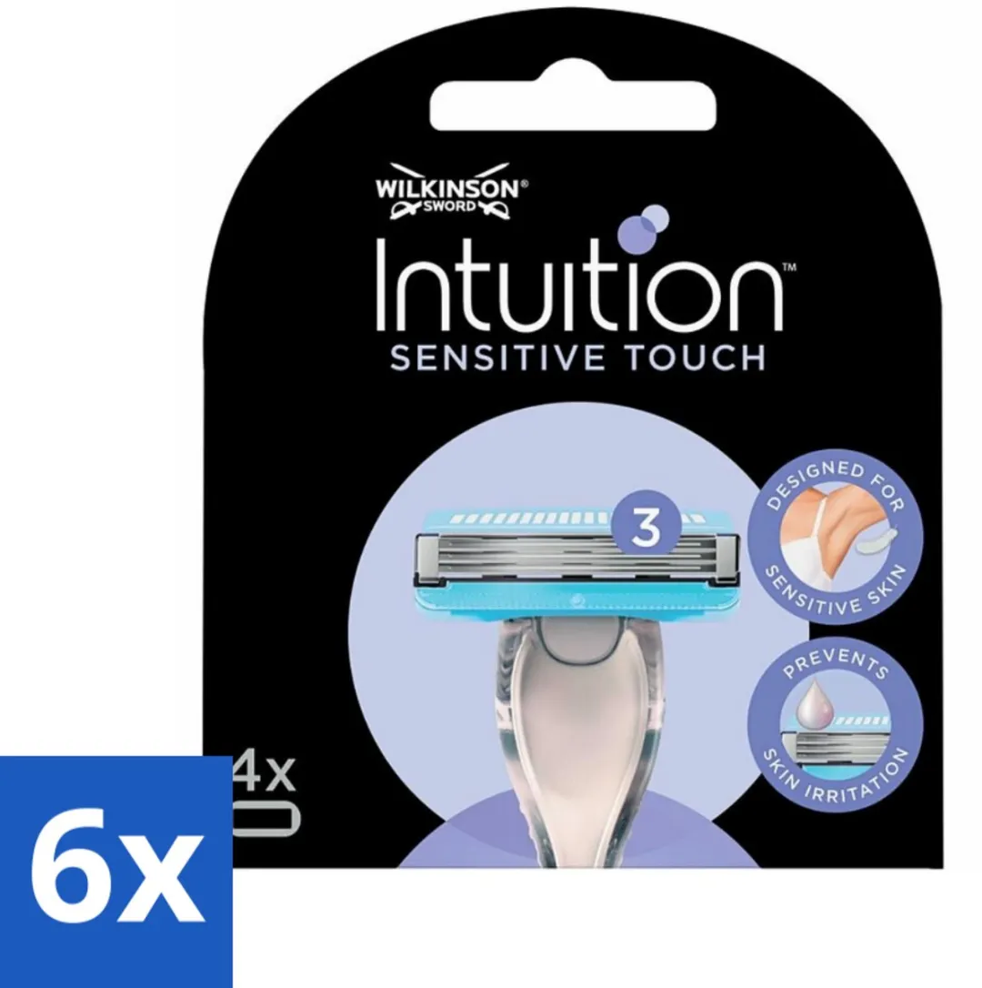 Wilkinson Sword Intuition Sensitive Touch Navulmesjes 6 Stuks