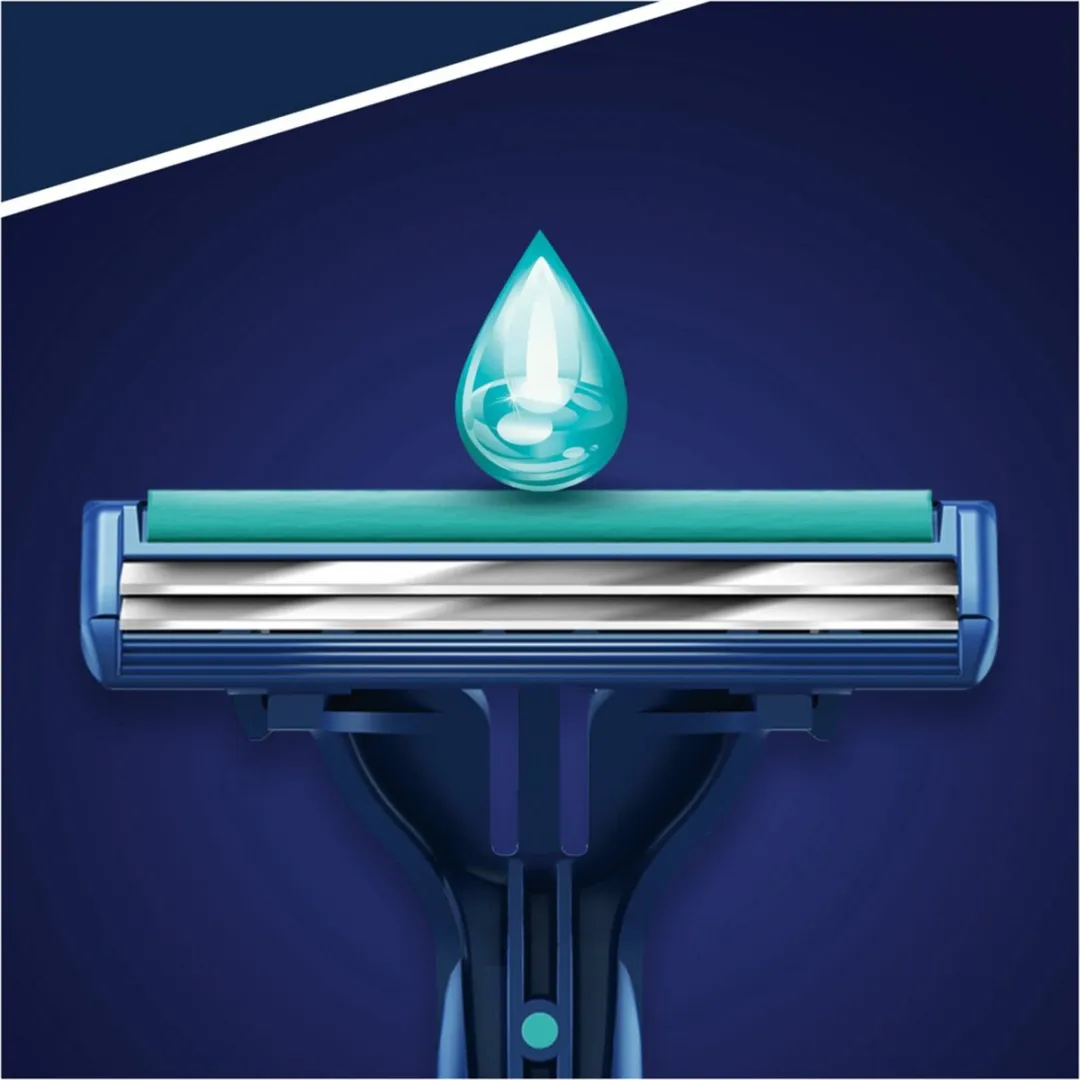 Gillette BlueII Plus Slalom Wegwerpmesjes 20 Stuks