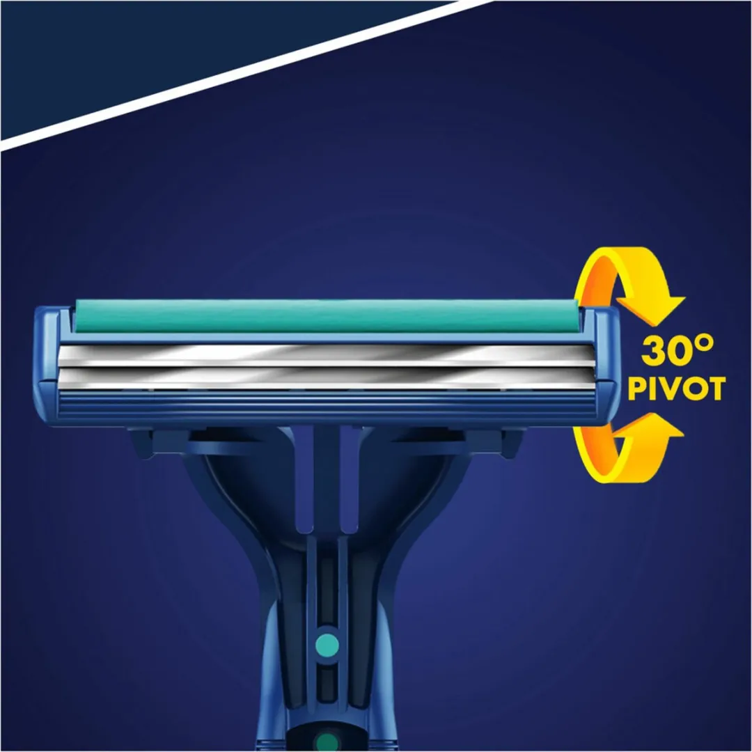 Gillette BlueII Plus Slalom Wegwerpmesjes 20 Stuks