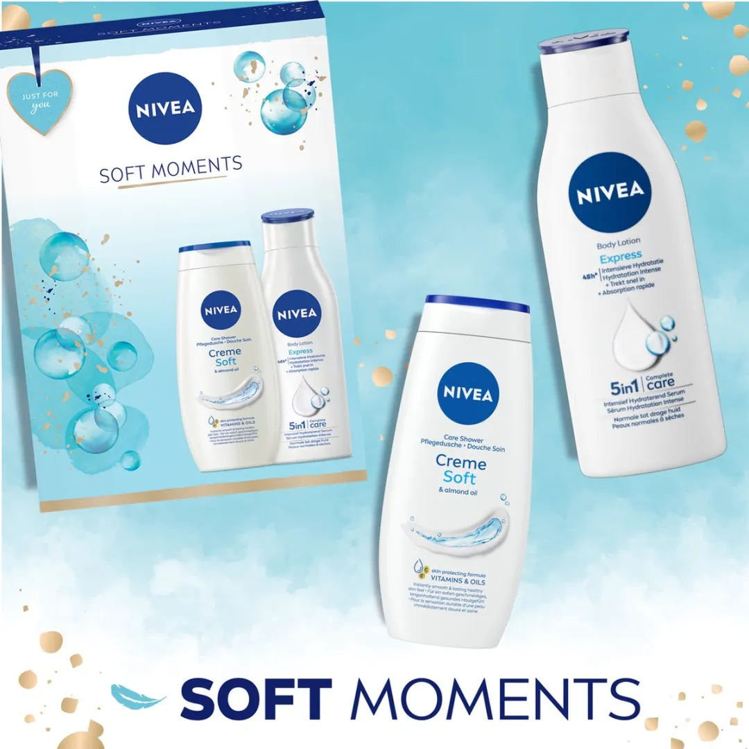 NIVEA Soft Moments Geschenkset