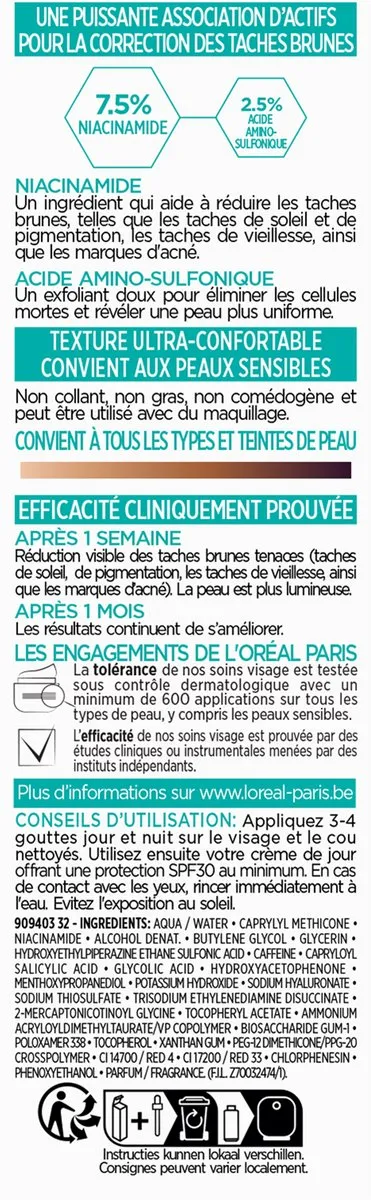 L'Oréal Paris Bright Reveal Niacinamide Serum 30ml