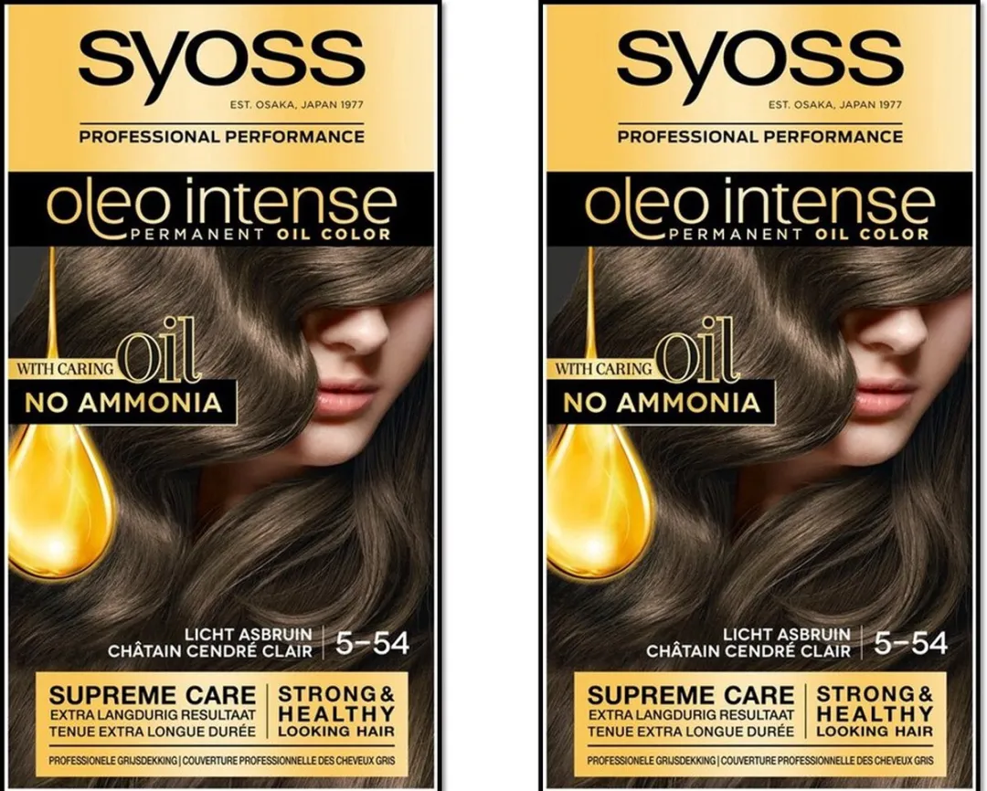 SYOSS Oleo Intense Haarverf 5-54 Licht Asbruin