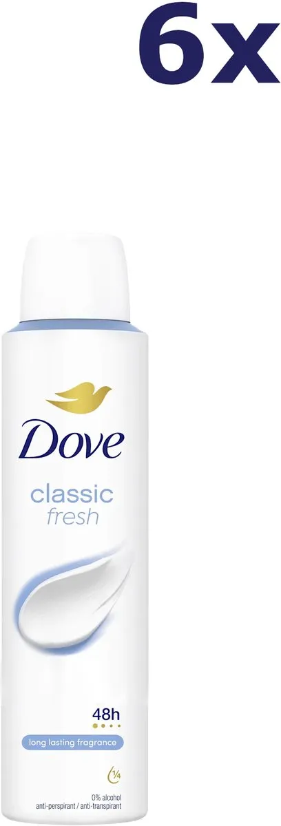 Dove Deodorant Spray Classic Fresh 200ml