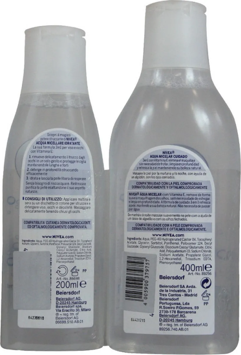 NIVEA Essentials Micellair Water Duo - 600ml